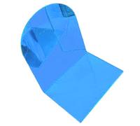 1 Pair Acrylic Bookends, Clear Acrylic Bookends Heavy Duty Book Ends L Shaped Book Stopper Non Skid Book End for Book Shelves (Blue)