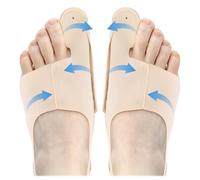1 Pair Adjustable Bunion Support Sleeve, Unisex Hallux Valgus Foot Care Aid, Wearable Toe Guard in Shoes, Daily and Night Use (L)