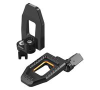 1 Pair Adjustable Footpegs Compatible With Street Bob FXBB FXBBS Softail Standard FXST 107 Low Rider S ST FXLR Sportster S Aftermarket Replacement(Orange)