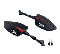 1 Pair Adjustable Motorcycle Rearview Mirror For HO&NDA CRF 1000L AfricaTwin CRF1000L Rear View Side Mirror Rear View Wing Mirror Motorbike Bar End Mirrors(Red)
