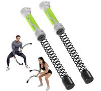 1 Pair Adjustable Ropeless Battle Ropes for Home Workout, Portable Battle Ropes, Fitness Equipment 2 Pieces for Men Women Adults Professional Resident Players Athletes