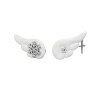 1 Pair Adorable Plush Snowflake Barrette Wing Design for and Women Wing Hair Ornament