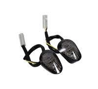 1 Pair Amber LED Turn Signal Light Indicator Lamp Flush Mount for Yamaha YZF R1 R6 R6S Smoke