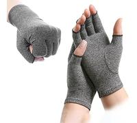 1 Pair Arthritis Compression Gloves for Women Fingerless Relieve Arthritis Symptoms Raynauds Disease Carpal Tunnel