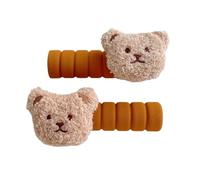 1 Pair Baby Door Handle Sleeve Protectors Protective Guard Cushion Cartoon EVA Plush Anti-Collision Bumper Case Table Corner Guards