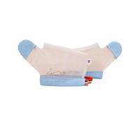 1 Pair Baby Finger Guard Gloves for Toddler Age 6-24 Months Comfortable Mitts with Double Pull Resist Straps Design Quick Dry