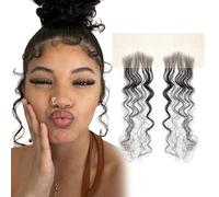 1 Pair Baby Hair Edges, High-Temp Fibre Curly Fake Fringe, Reusable Natural Lace Hairline for Daily, Parties, Dating