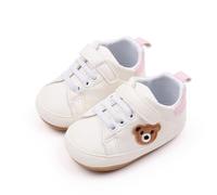 1 Pair Baby Shoes Infant Learning to Walk Cute Bear Embroidery First Walkers Casual Infant First Walkers