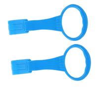 1 Pair Baby Standing Pull Rings for Crib and Cot, Lightweight PP with Smooth Rounded Edges, Hanging Walking Assistant for Infant Travel and Playpen