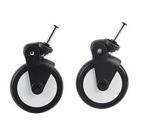 1 Pair Baby Stroller Wheels Replacement, Yoyo Babyzen Rubber Front Wheel Spare Replacement Accessories, for Vovo Wheel Kids Pushchairs Carriage Tools