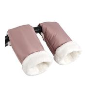 1 Pair Baby Strollers Handle Gloves Soft Interior Handmuffs Wide Compatibility Washable Polyester Hand Warmer Waterproof Mitts