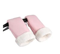 1 Pair Baby Strollers Handle Gloves Soft Interior Handmuffs Wide Compatibility Washable Polyester Hand Warmer Waterproof Mitts