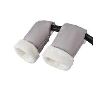 1 Pair Baby Strollers Handle Gloves Soft Interior Handmuffs Wide Compatibility Washable Polyester Hand Warmer Waterproof Mitts