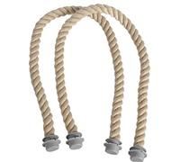 1 Pair Bag Rope Handle with Rubber Insert Handbag Strap Bag Braided Repair Replacements Handbag Handle for Shoulder Tote Bag