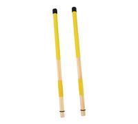 1 Pair Bamboo Drumsticks, Wooden Drum Brushes for Drum Sets, Non-Skid Design, Comfortable Grip, Sturdy Percussion Accessories for Drumming