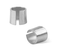 1 Pair Battery Post Shims, Car Positive & Negative Post Battery Terminal Adapter, Pure Lead Battery Terminal Converter Post Shim for Anode Cathode, Universal Car Accessories
