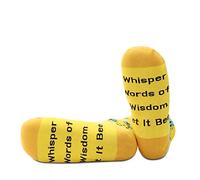 1 Pair Bee Lover Gift Bee Lover Socks Whisper Words of Wisdom Let It Bee Socks Honey Bee Gift (Wisdom Let It Bee 1 Pair)