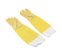 1 Pair Beekeeping Gloves - Leather Beekeeping Gloves - Ventilated Long Sleeves, Elastic Cuffs Design, Protect Hands for Beekeeper, Practical Apiculture Supplies