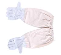 1 Pair Beekeeping Gloves Soft Protective Kids Bee Keeping Gloves with Elastic Cuff for Visiting and Experiencing, Bee for Men Women