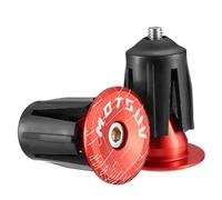 1 Pair Bicycle Handle End Cap Bicycle Handle Grip End Plug Aluminum Alloy Colorful Handle End Plug