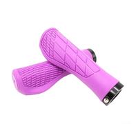 1 Pair Bicycle Handlebar Grips Non Slip Rubber Covers for 22mm Diameter Bike Handlebars Suitable for Mountain Road City and Folding Bikes (Purple)