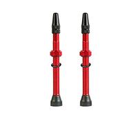 1 Pair Bicycle Tubeless Tyre Valve Tire Valve Cap Universal Valves for Road Mountain Bike Bicycle Parts 80mm Red