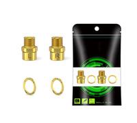 1 Pair Bike Pedal Extenders, Extended Pedal Spacer with Washer Extended 16/20mm Titanium Alloy Foot Pedal Extenders for 9/16" Threaded Pedals Bike SPD MT MTB BM