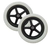 1 Pair Bike Wheels Replacement for Kids 12 Inch Balance Bike Wheel Lightweight Repair Accessories for Bicycles and Maintenance, WhiteBike Wheels