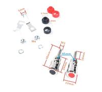 1 Pair Binding Post Connector Ground Row Speaker Cable Connector Plug Speaker Box Hardware for Horn Wire Connection