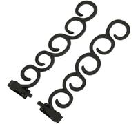 1 Pair Black Braiding Tool - DIY Ponytail Maker, French Braid Tool for Twists, Plaits, Buns, and Pony Tails - Fashion Hair Accessory for Women and Girls