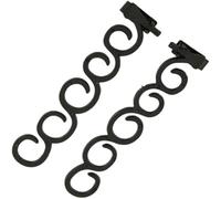 1 Pair Black DIY Styling Ponytail Maker French Braid Tool - Braiding Hair Styling Clip for Women and Girls Hair Styling Accessories