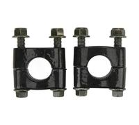 1 Pair Black Handlebar Riser 22mm Drag Handle Bar Clamp Extend Adapter For Motorcycle Riser Handlebar ATV Quad Dirt Bike Handlebar Clamp