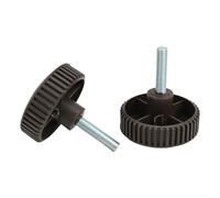 1 Pair Black Plastic Screws for Canopy Frame Attachment on For Garden Swing Chairs, Strong and Dependable Fixing Bolts for Outdoor Use