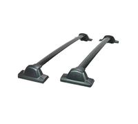 1 Pair Black Side Rails Car Roof Rack For Cross Bars Crossbars For CRV 2007-2011 132 LBS 60KG Mounted On Rooftop Roof Rack Cross Bars