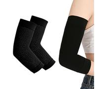1 Pair Black Upper Arm Shaper Women Plus Size Compression Sleeves for Weight Loss, Post-Surgery Arm Slimming Toning
