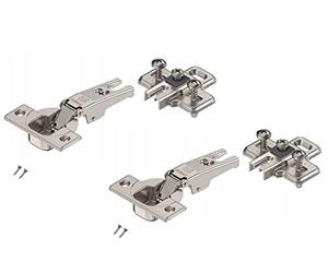 1 Pair Blum MODUL Built-in Refrigerator Hinge Arm 91K9550 with Mounting Plate 194K6100E