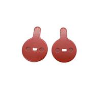 1 pair Brake Pad Replacement Parts for Kugoo Kirin G2 pro/G2 MAX Electric Scooter Caliper Disc Brake Parts (red)