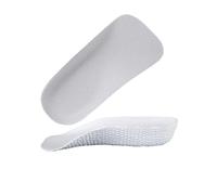 1 Pair Breathable Invisible Height Insole Arch Support Durable Increasing Half Insole Convenient to Use Arch Support Insoles(White-M)