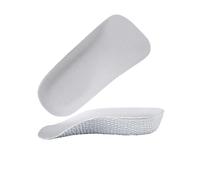 1 Pair Breathable Invisible Height Insole Arch Support Durable Increasing Half Insole Convenient to Use Arch Support Insoles(White-L)