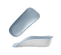 1 Pair Breathable Invisible Height Insole Arch Support Durable Increasing Half Insole Convenient to Use Arch Support Insoles(Grey-L)