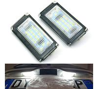 1 Pair Car 18 LED License Plate Lights Auto Replacement Accessories for BMW Mini Cooper S R53 ONE R50 2001-2006 R52 2004-2008