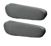 1 Pair Car Armrest Cover Universal & Average Size Fabric Arm Rest Cover with Elastic for Front Seat Protective & Decorative Car Accessories, Grey
