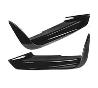 1 Pair Car Front Bumper Lip Splitter Canards Spoiler For B&MW F30 F31 Sport 2012-2019 Fog Lamp Eyebrow Frame Cover Grille PYPFQUMQGR(Type A-Glossy Black)