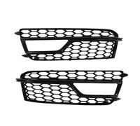 1 Pair Car Front Bumper Mesh Fog Light Cover Honeycomb Grill Grille Cover Compatible For Audi S5 A5 S-Lines 2013-2016 8T0807681M