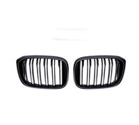 1 Pair Car Front Hood Kidney Grille Glossy Black Grills For BMW For X3 For X4 For G01 For G02 For G08 2018 2019 2021 Front Radiator Grilles(Matte Black)