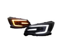 1 Pair Car Headlights Compatible For Subaru Forester 2013-2018 Car Lamps Daytime Running Lights Dynamic Turn Signals Car Accessories(Xenon)