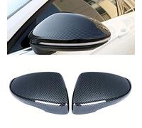 1 Pair Car Mirror Carbon Fibre Rear View Mirror Mirror Caps Housing for Golf 7 MK7 2012-2019