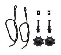 1 Pair Car Parcel Shelf String Cords with 2 Clips, Universal Interior Rear Trunk Cargo Securing Straps, Universal Accessories Fit for VW-Golf Audi