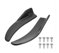 1 Pair Car Side Skirt Anti Collision Rear Corner Bag Bumper Spoiler Front Lip Anti-Collision Universal Side Skirt Extension(Carbon Look)