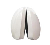1 Pair Car Side Wing Mirror Cover For Skoda For Yeti 2014 2015 2016 2017(White)